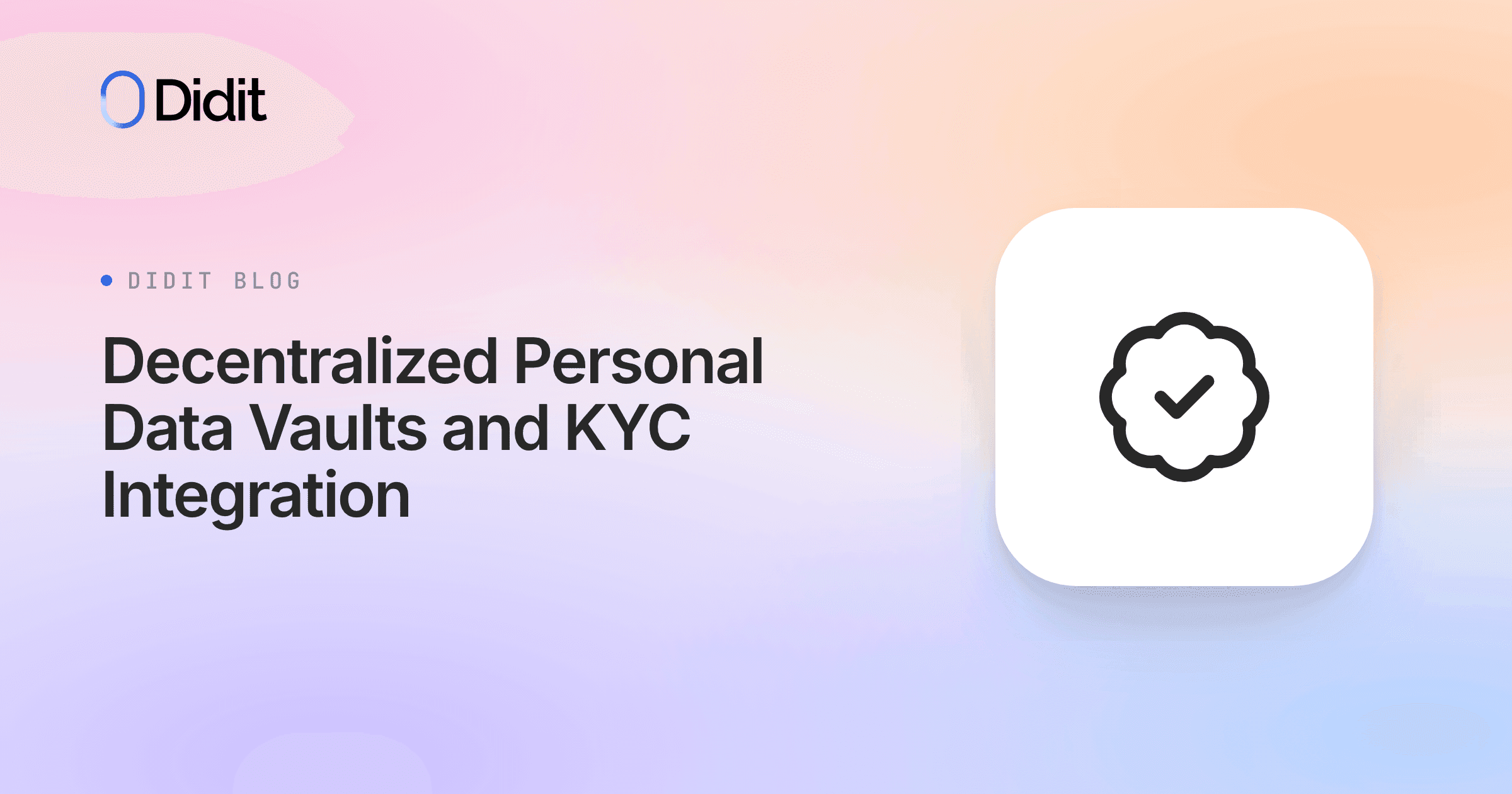 Decentralized KYC Vaults in